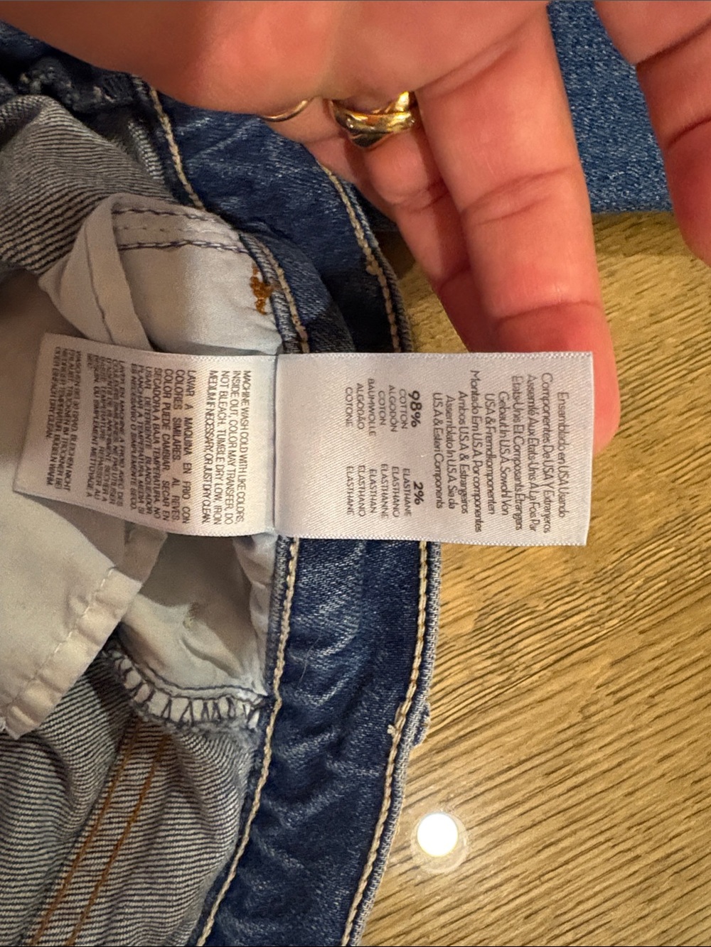 MOTHER DENIM HUSTLER ROLLER HEEL FRAY, size 31, wash PERFECT DRUG. - Picture 9 of 9
